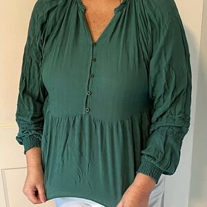Women's Green Blouse